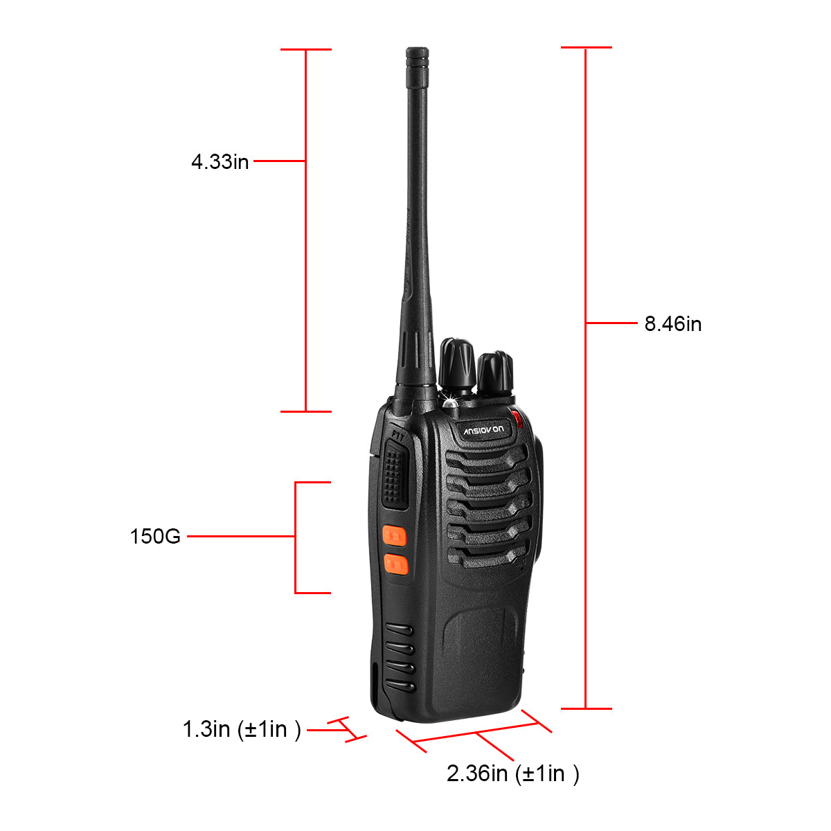  Walkie Talkies for Adults, ANSIOVON Long Range Handheld Walky  Talky with 22 Channels Walkie Talkie LCD Display, Flashlight for Outside  Adventures, Camping, Hiking (2 Pack) : Toys & Games